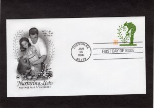 U651 Nurturing Love, FDC PCS