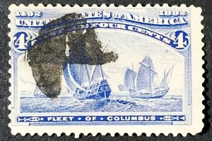 US #233 Used Fine CV $8.00   …...............(XPD01)