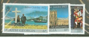 South Georgia #48-50 Mint (NH) Single (Complete Set)