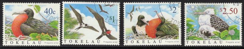 TOKELAU ISLANDS SG362/5 2004 BIRDS FINE USED