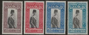 Egypt 155-58 1929 set 4  fine mint hinged