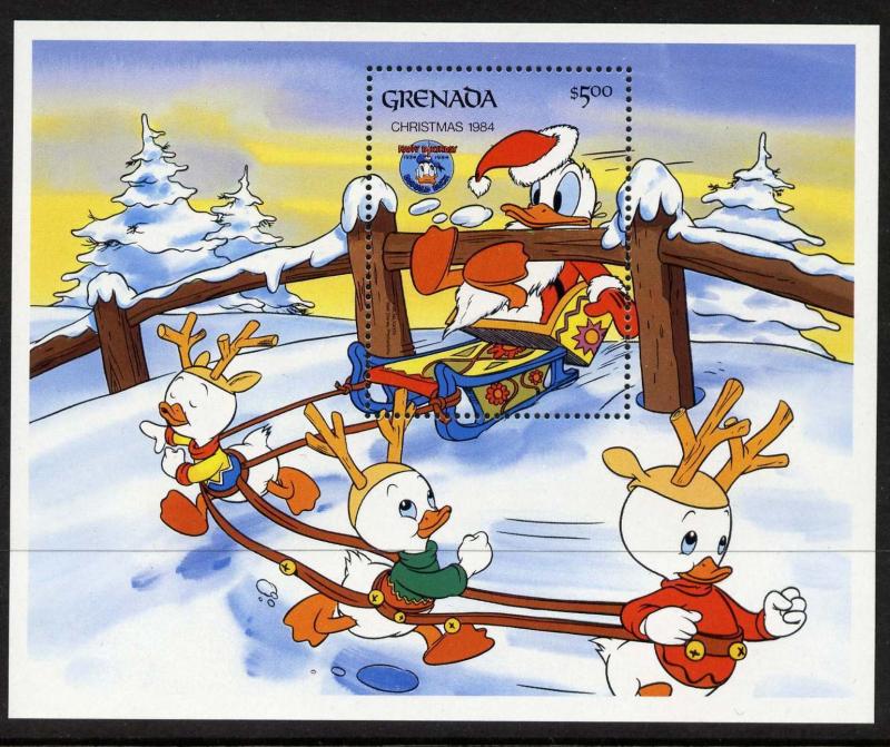 Grenada 1242-7 MNH Disney, Christmas, Donald Duck