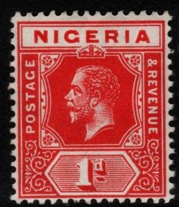 NIGERIA SG2a 1916 1d SCARLET MTD MINT