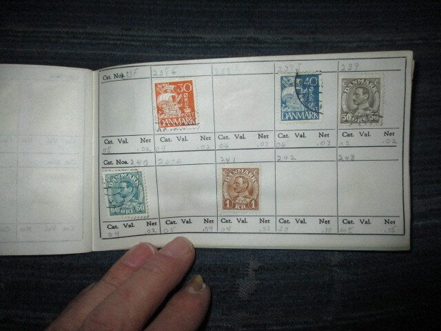 DENMARK COLLECTION IN APPROVAL BOOK