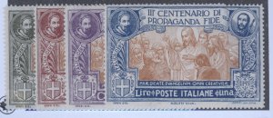 Italy, Scott #143-46, MH, complete set