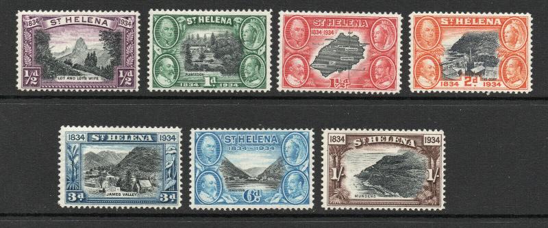 Saint Helena - SG# 114 - 120 MH (few rems)  /  Lot 0519058