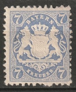 Bavaria 1875 Sc 35 MH*