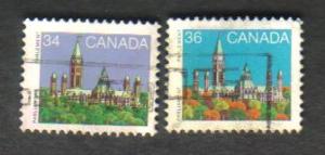Canada #925 & 926B used(A567)