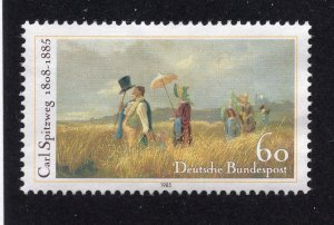 Germany 1985 60pf Painting, Scott 1448 MNG, value = $1.30