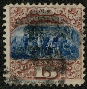 #118  Scott CV $825  #118 F/VF, bold colors, faint corner crease, nice lookin...