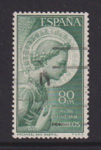 Spain    #852  used   1956  Archangel Gabriel