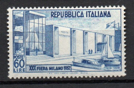 Italy 1952 Scott #600 MNH 30th Milan Trade Fair