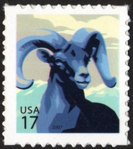 SC#4138 17¢ Bighorn Sheep Single (2007) SA