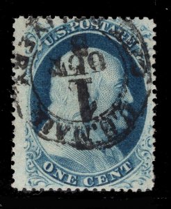 MOMEN: US STAMPS #24 32R5 TYPE Va PLATE 5 USED LOT #81210*