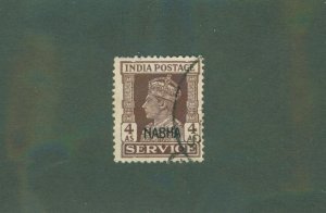 INDIA NABHA STATE 047 USED CV $5.25 BIN $2.40