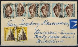 Southwest Africa - Scott 270 and 274 on Cover