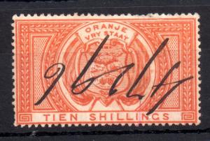 Orange Free State 10/- Revenue Duty Stamp WS6447