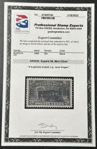Scott E14 PSE Certified Superb 98 Mint OGnh Black