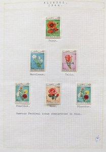 EDW1949SELL : WW TOPICAL Flowers. Collection from various countries mostly NH.