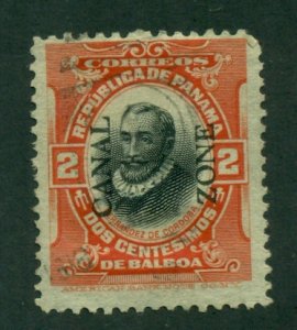 Canal Zone 1909 #32 U SCV(2022)=$1.25