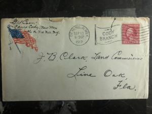 1917 Deming NM Cover Live Oak FL Mexico Revolution Camp Cody NE National Guard