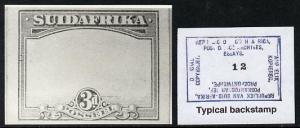 South Africa 1926-27 issue B&W photograph of essay fo...