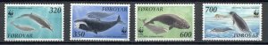 Faroe Islands - 1990 - Mi. 203-06 (WWF) - MNH - M1104