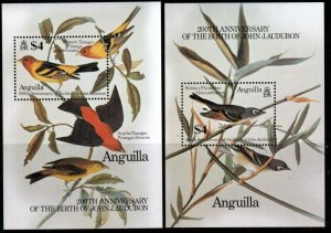 ANGUILLA SGMS654 1985 BIRTH BICENTENARY OF JHON J AUDUBON MNH