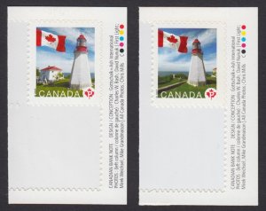 ERROR = Flipped Image =Lighthouse= cut fr BK Canada 2007-08 #2253, 2253B ec186