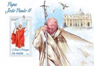 SAO TOME E PRINCIPE 2013 SHEET POPE JOHN PAUL II st13407b