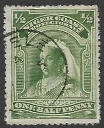 Niger Coast Protectorate #55 Used Queen Victoria (U3)