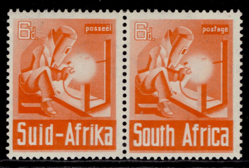 SOUTH AFRICA GVI SG93, 6d red-orange, M MINT.