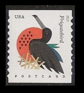 US 4996 Coastal Birds Frigatebird postcard rate coil single MNH 2015