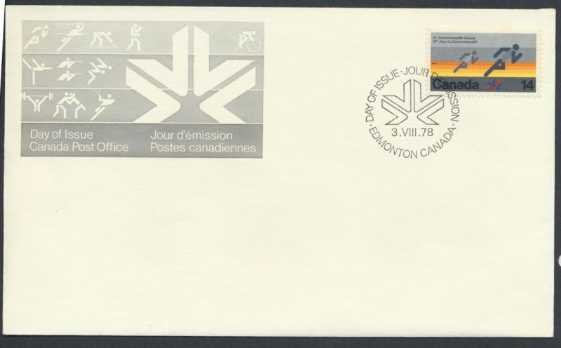 FDC  SG 919 SC# 760 SPECIAL - please read details - Edmonton Games