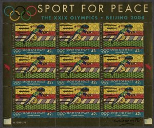 United Nations NY #962-963 42¢ & 94¢ Sport for Peace (2008). MNH