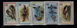 Turks & Caicos Isl Sc 425-9 NH issue of 1979 - Birds
