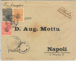 51082 -  EL SALVADOR -  POSTAL HISTORY - COVER  TO ITTALY 1902 - NICE!