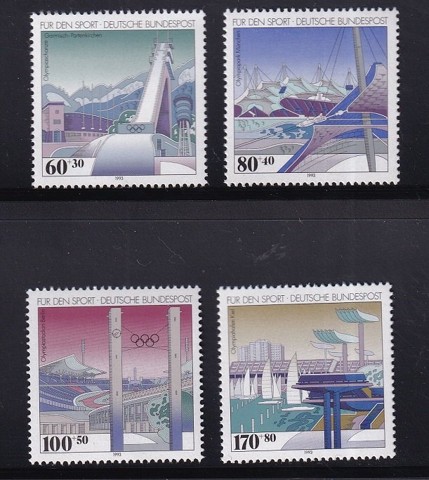 Germany  #B741-B744  MNH  1993  sport promotion  Olympics