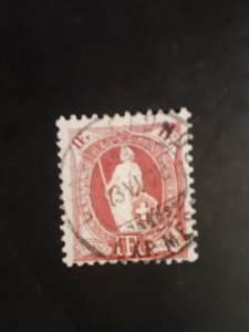 Switzerland  #124       Used
