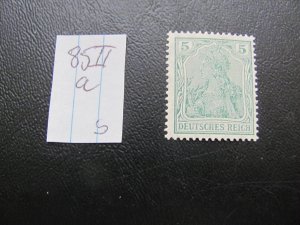 GERMANY 1915 MNH signed PPB MI.NR. 85lla GERMANIA  SINGLE