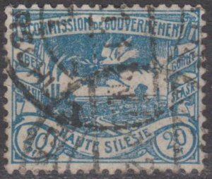 Upper Silesia Scott #20 1920 Used