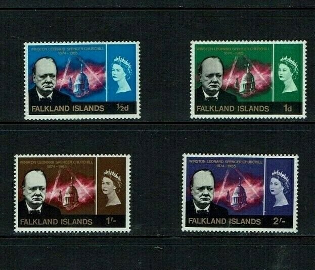 Falkland Islands.: 1966 Churchill Commemoration, MNH set