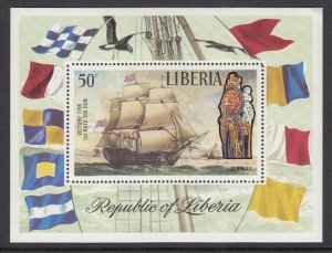 Liberia C194 Sailing Ship Souvenir Sheet MNH VF