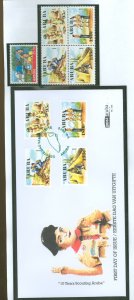 Aruba #363/B27  Multiple (Fdc) (Scouts)