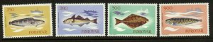 Faroe Islands 97-100 MNH Fish, Ships