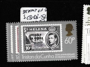 Tristan Da Cunha Stamp On Stamp SC 348-51 MOG (7ggd)