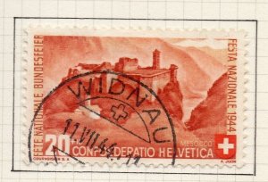 Switzerland 1944 Pro Patria Issue Fine Used 20c. NW-209710