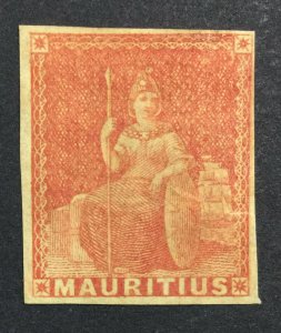 MOMEN: MAURITIUS SG #28 1858-62 UNUSED £65 LOT #226428-5519