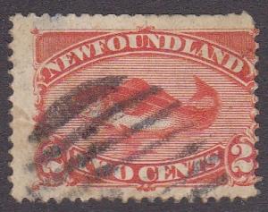 Newfoundland # 48, Codfish, Used, Third Cat