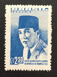 Brazil 1959 #889, President Sukarno, MNH.